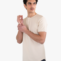 Short Sleeve Henley