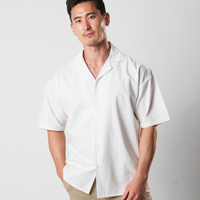 Riviera Oversized Linen Button Up