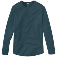 Long Sleeve Curve Crew - Seagreen