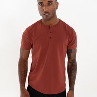 Short Sleeve Henley