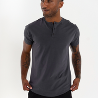 Short Sleeve Henley