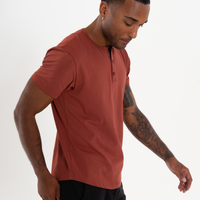 Short Sleeve Henley