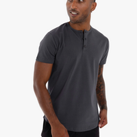 Short Sleeve Henley