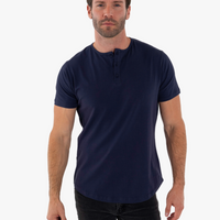 Short Sleeve Henley