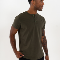 Short Sleeve Henley