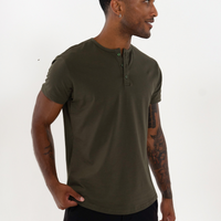 Short Sleeve Henley