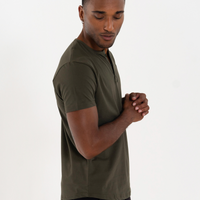 Short Sleeve Henley