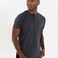 Short Sleeve Henley