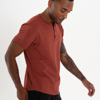 Short Sleeve Henley