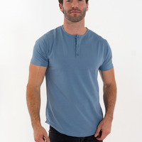 Short Sleeve Henley