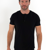 Short Sleeve Henley