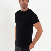 Short Sleeve Henley