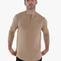 Long Sleeve Henley - Final Sale