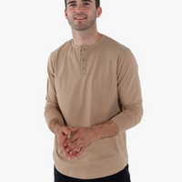Long Sleeve Henley - Final Sale