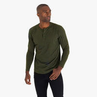 Long Sleeve Henley - Final Sale