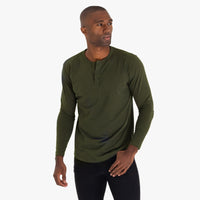 Long Sleeve Henley - Final Sale