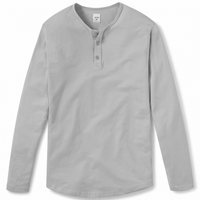 Long Sleeve Henley - Final Sale