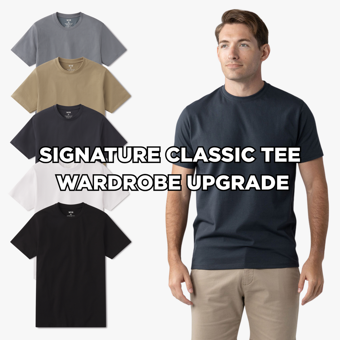 Signature Classic Tee Instant Wardrobe Upgrade 5-Pack