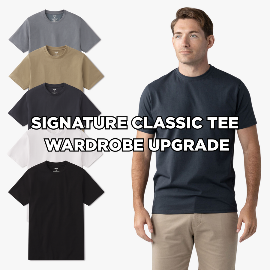 Signature Classic Tee Instant Wardrobe Upgrade 5-Pack