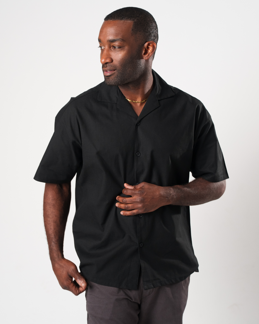 Riviera Oversized Linen Button Up
