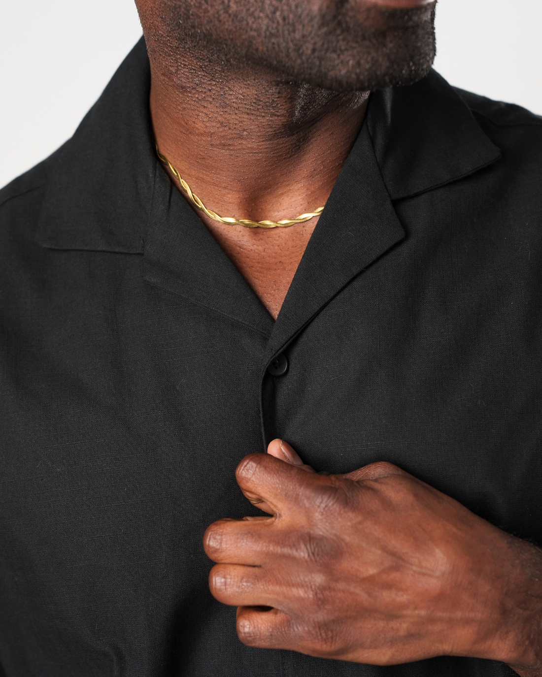 Riviera Oversized Linen Button Up