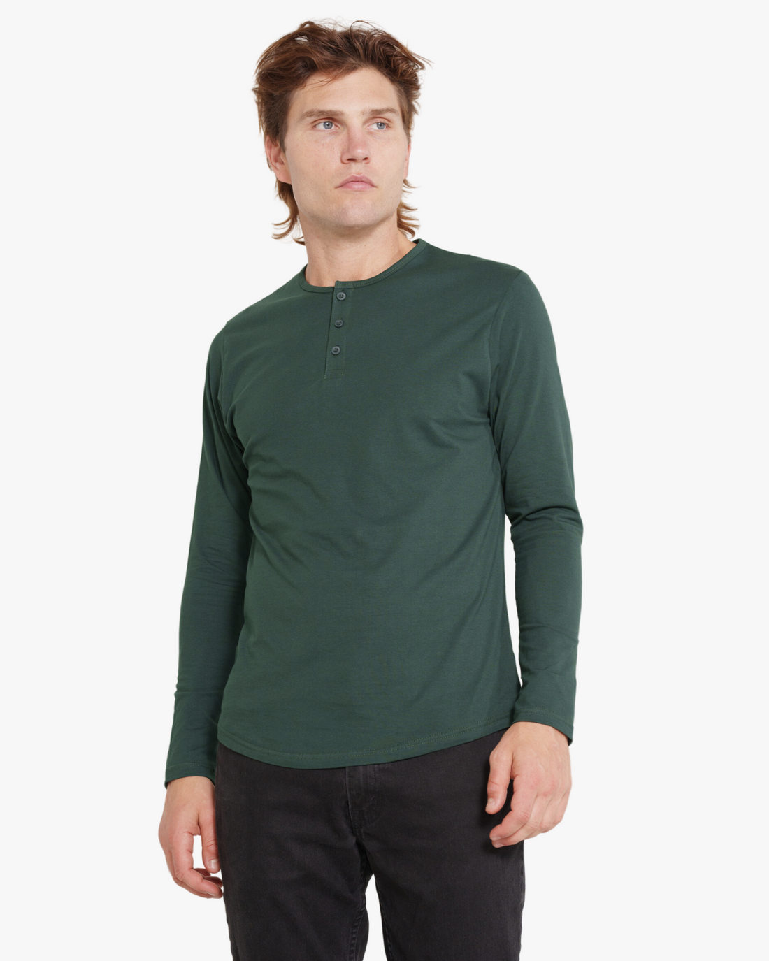 Long Sleeve Henley - Final Sale