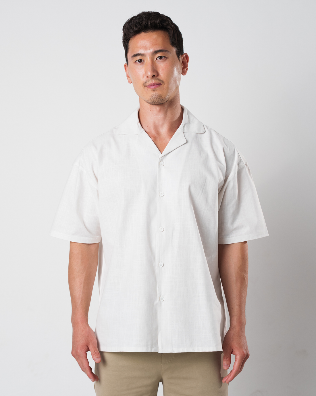 Riviera Oversized Linen Button Up
