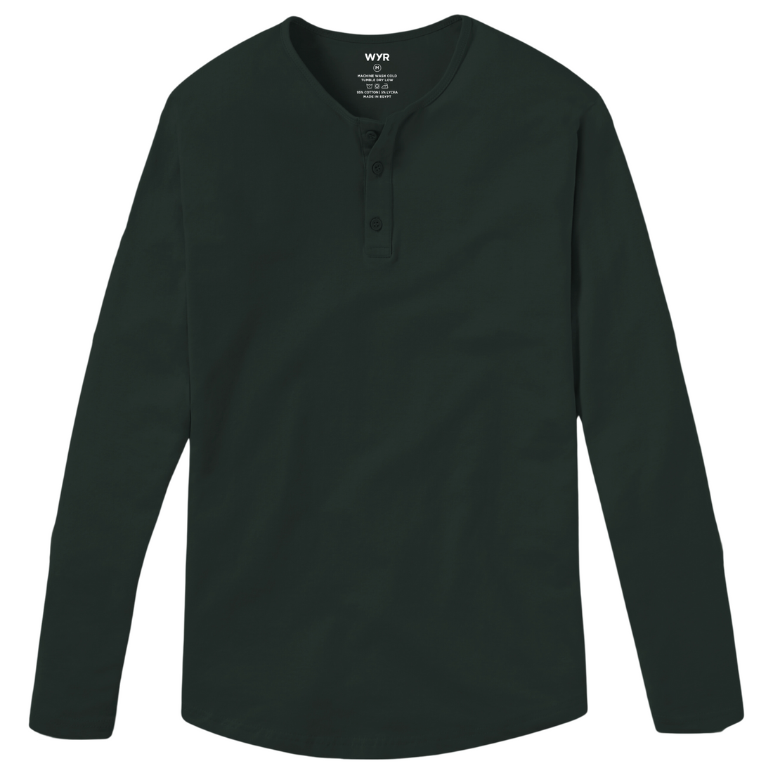 Long Sleeve Henley Scarab