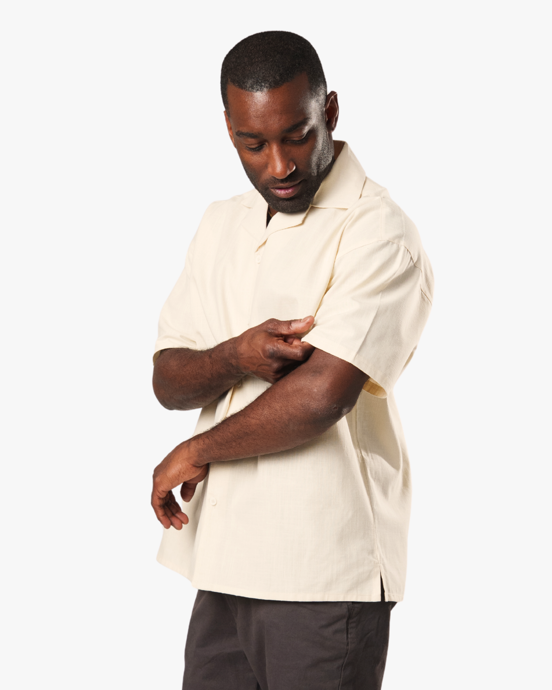 Riviera Oversized Linen Button Up