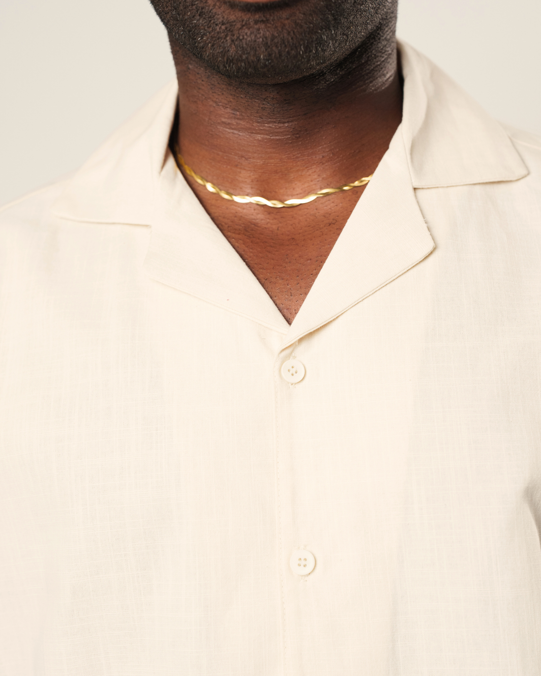 Riviera Oversized Linen Button Up