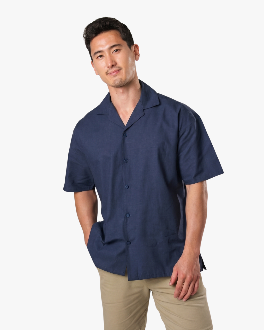 Riviera Oversized Linen Button Up
