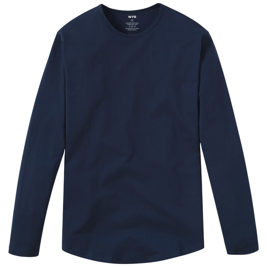 Long Sleeve Curve Crew