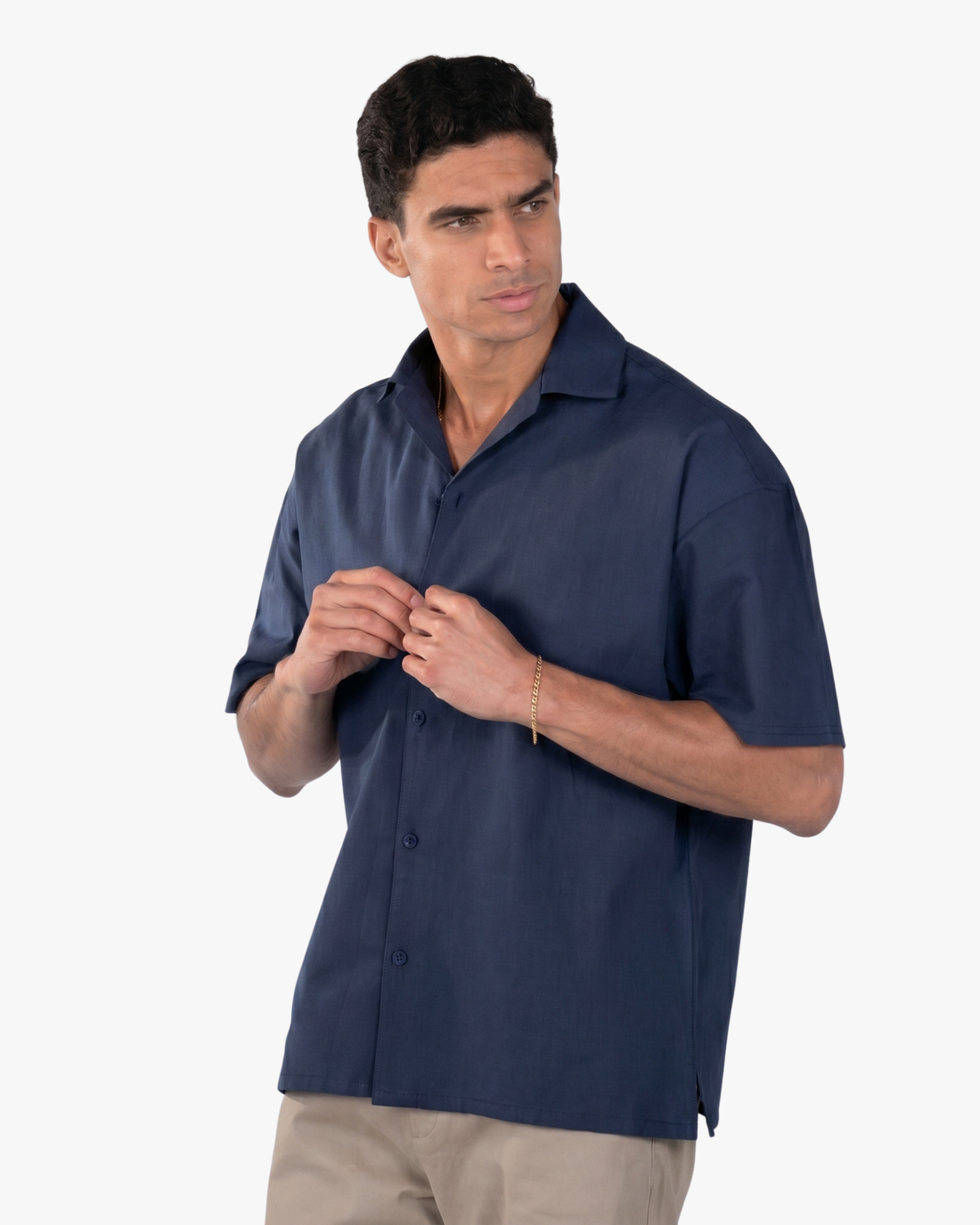 Riviera Oversized Linen Button Up