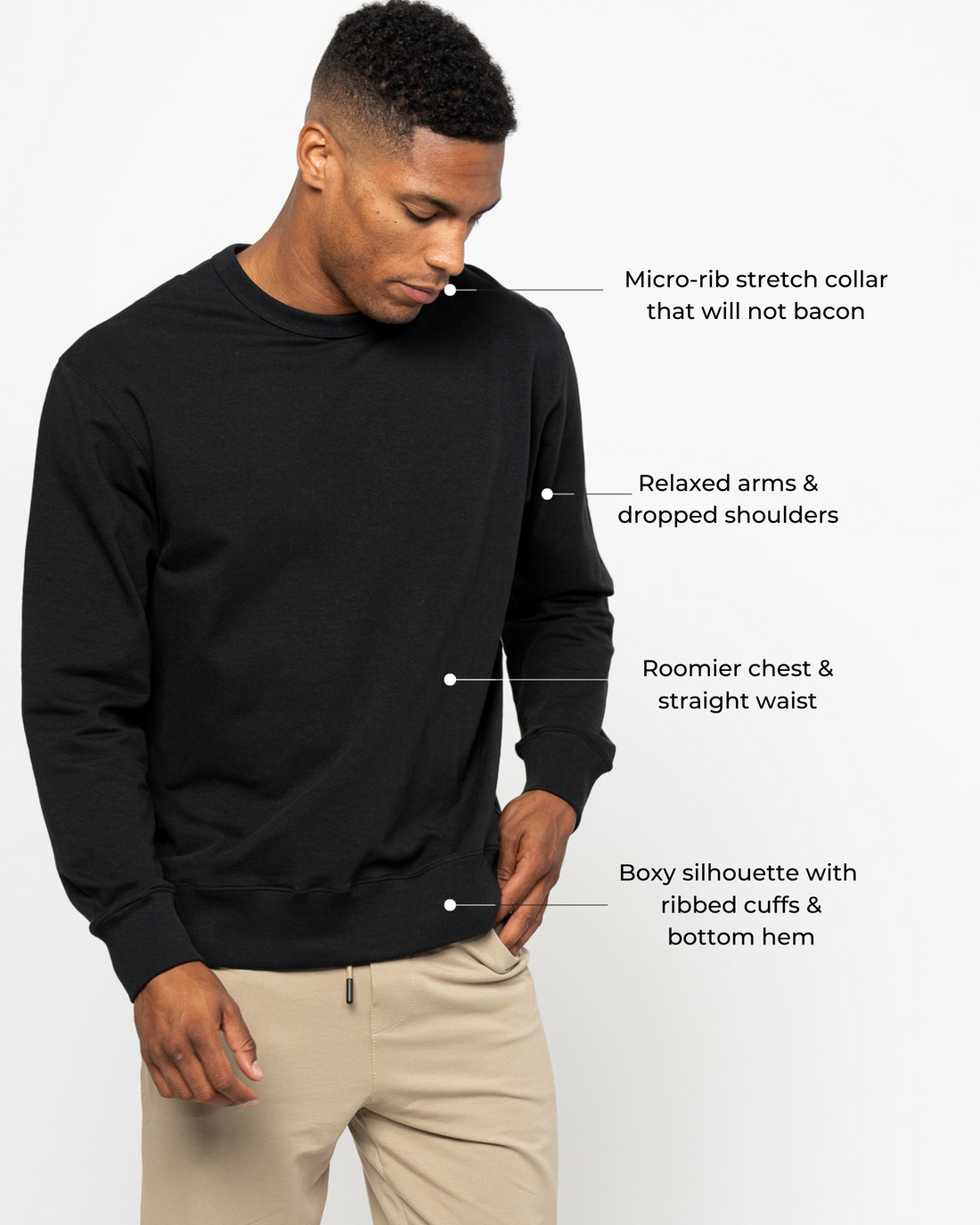 Relaxed Crew Sweatshirt