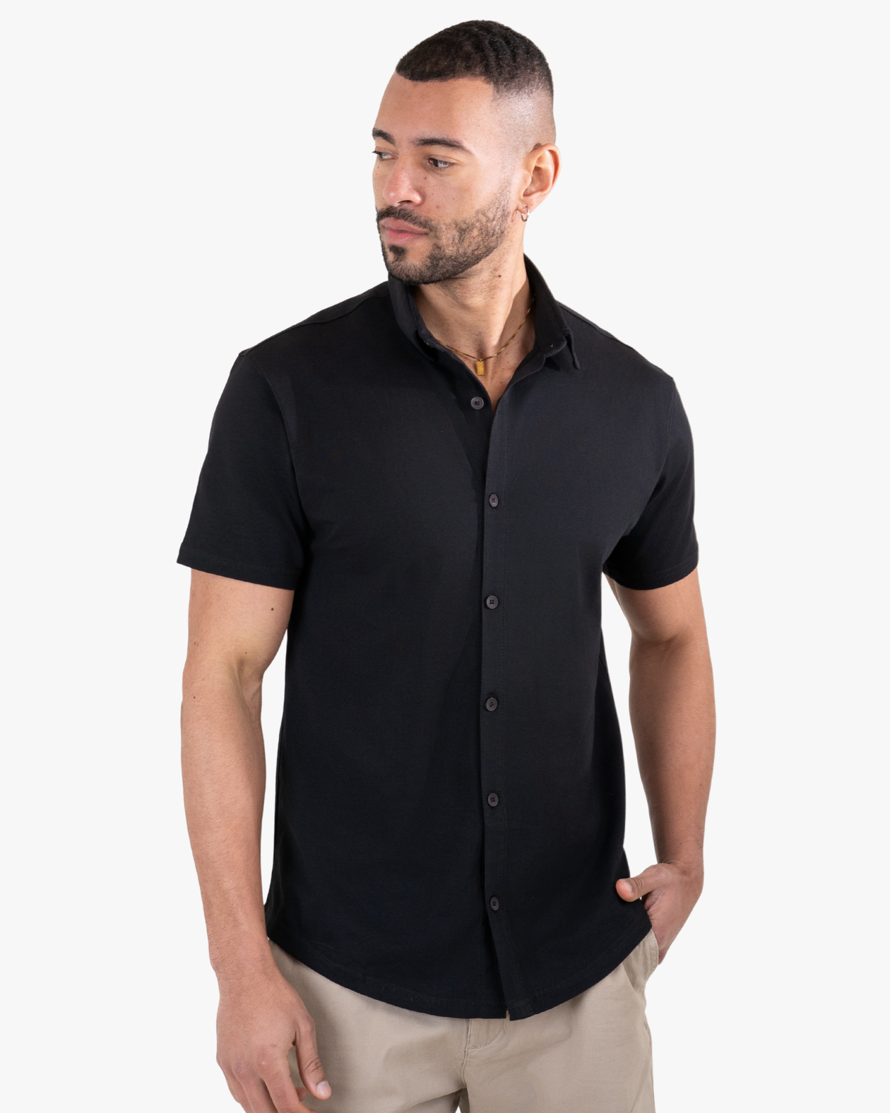 Weekender Short Sleeve Button Up Mineral / S
