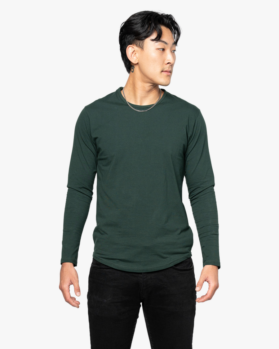 Long Sleeve Curve Crew