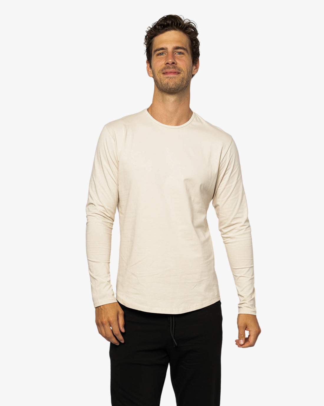 Long Sleeve Curve Crew