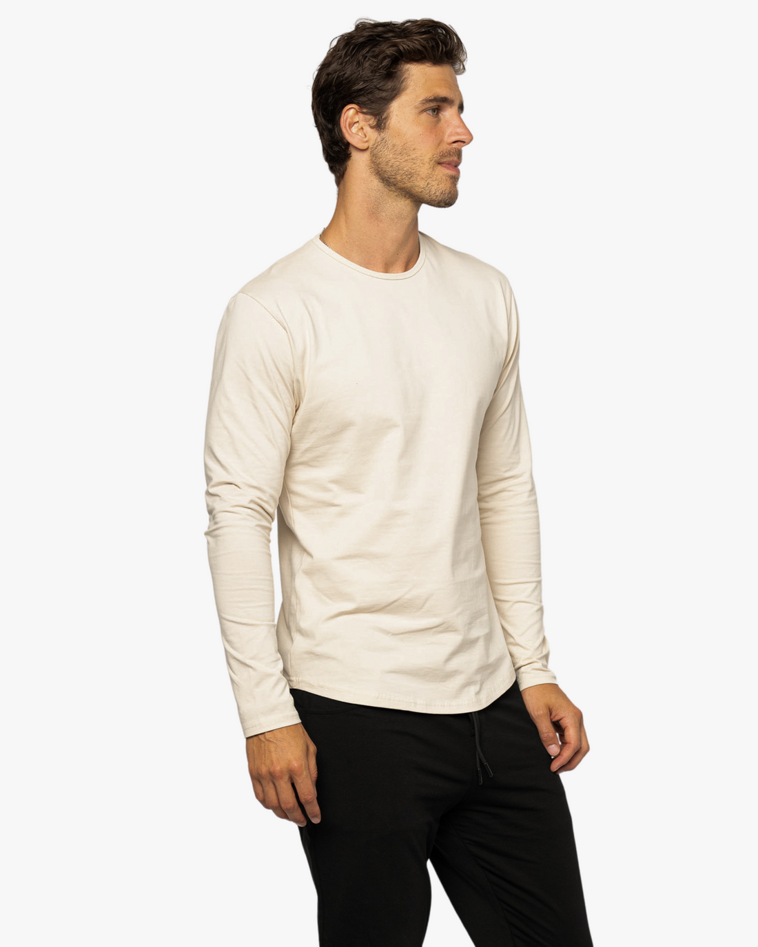 Long Sleeve Curve Crew