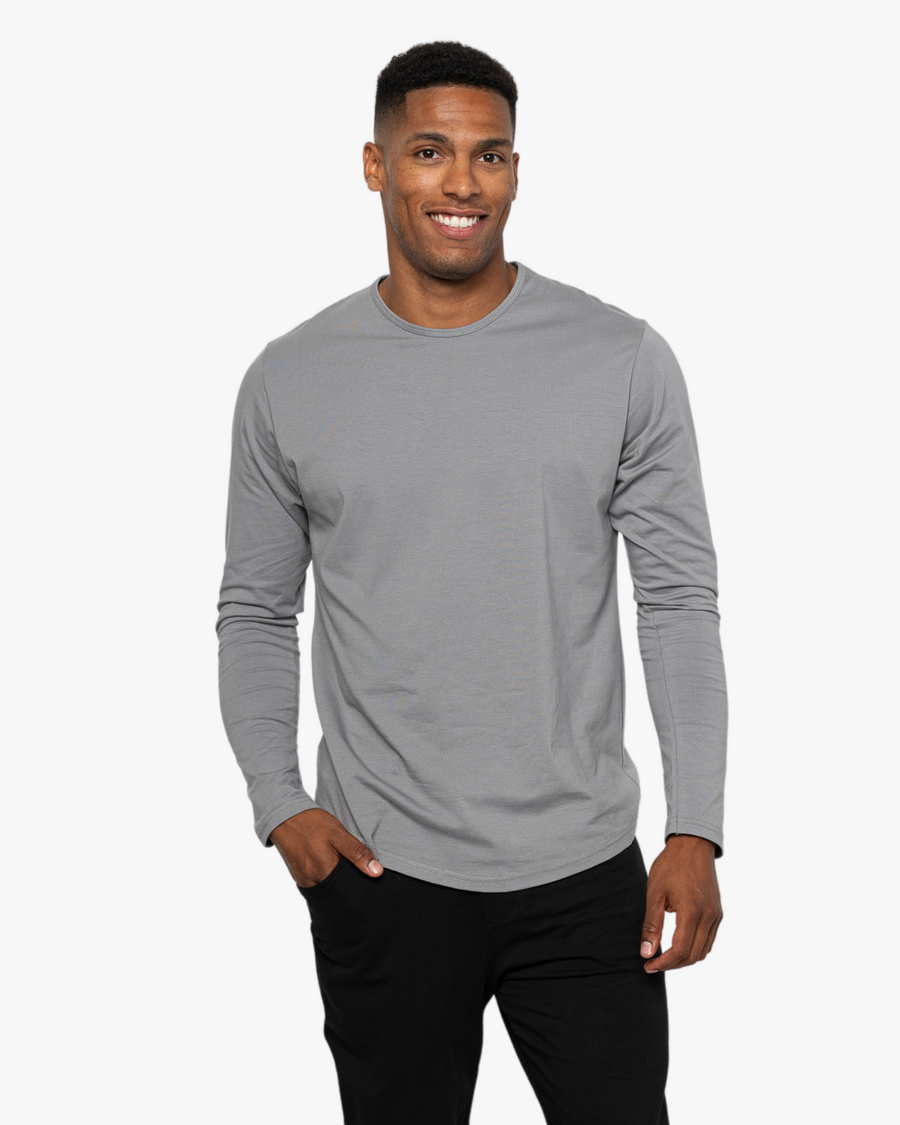 Long Sleeve Curve Crew