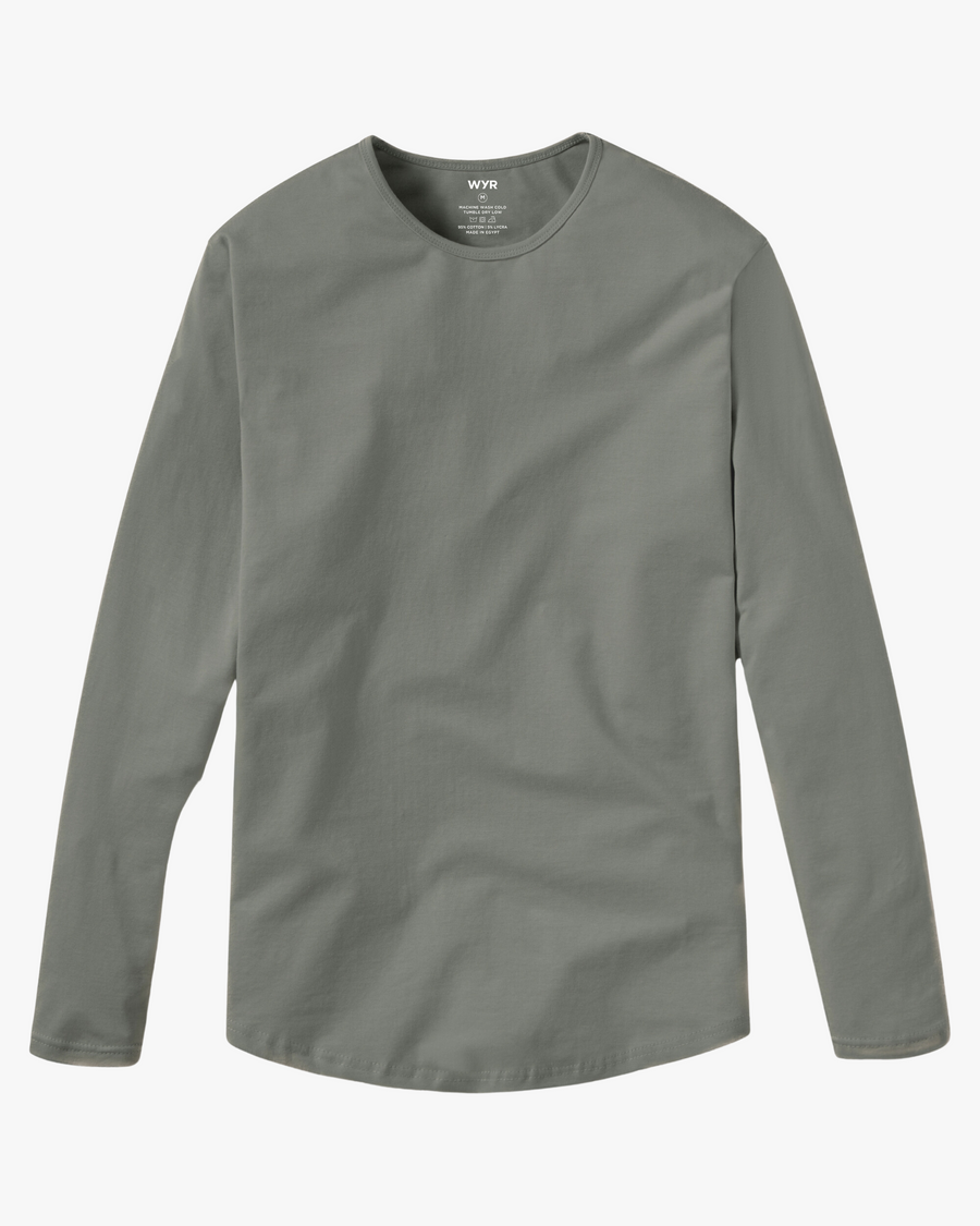 Long Sleeve Curve Crew