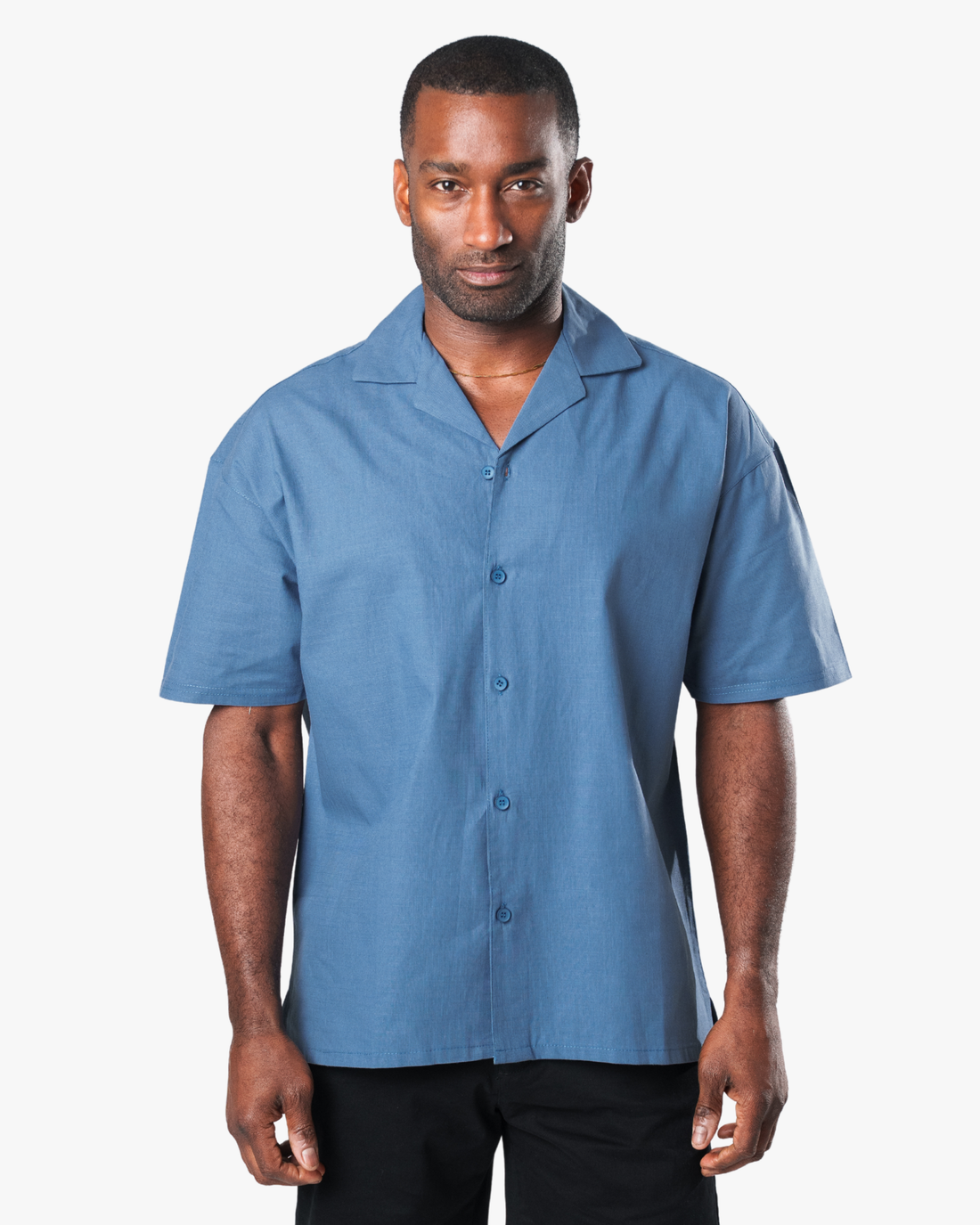 Riviera Oversized Linen Button Up