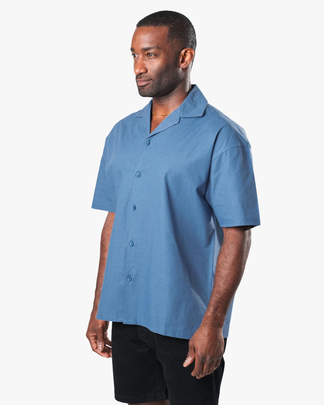 Riviera Oversized Linen Button Up
