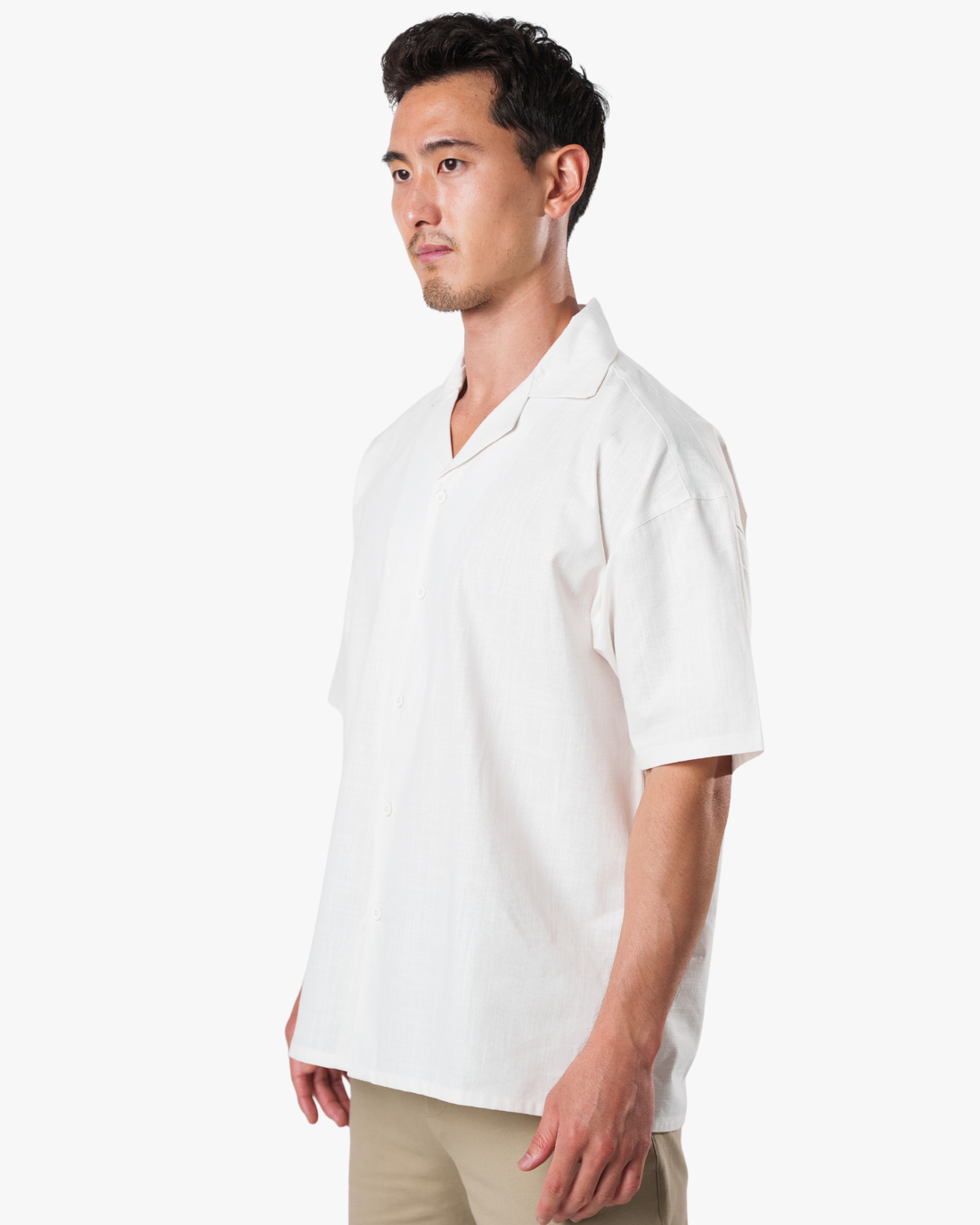 Riviera Oversized Linen Button Up