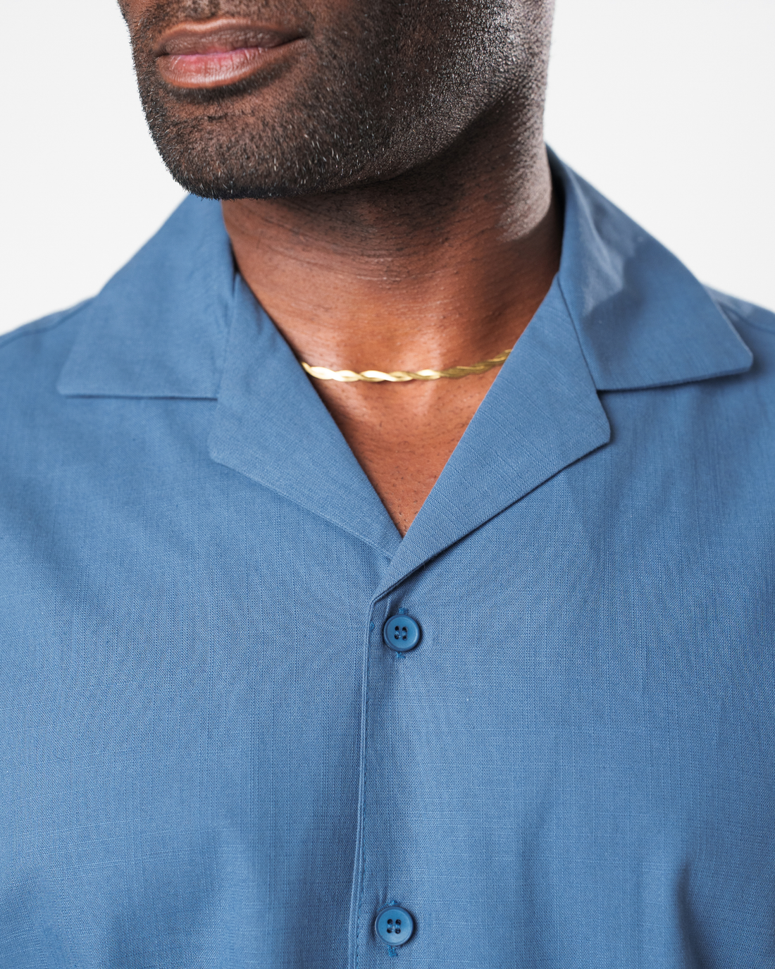 Riviera Oversized Linen Button Up