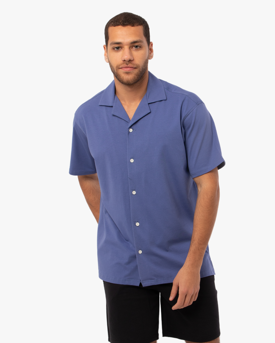 Riviera Relaxed Short Sleeve Button Up