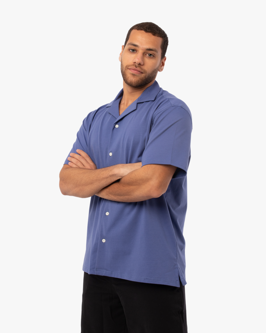 Riviera Relaxed Short Sleeve Button Up