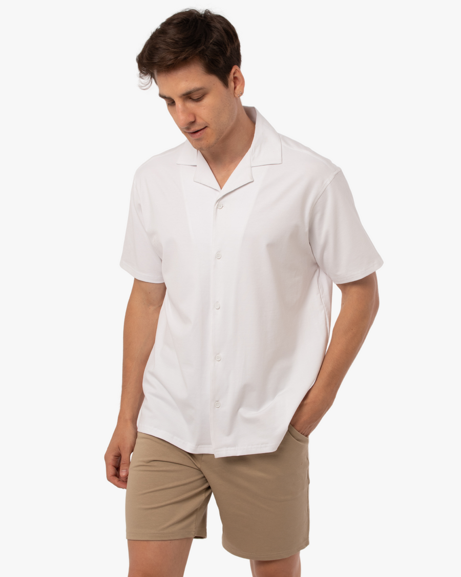 Riviera Relaxed Short Sleeve Button Up