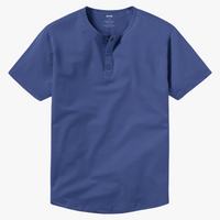 Short Sleeve Henley Marlin