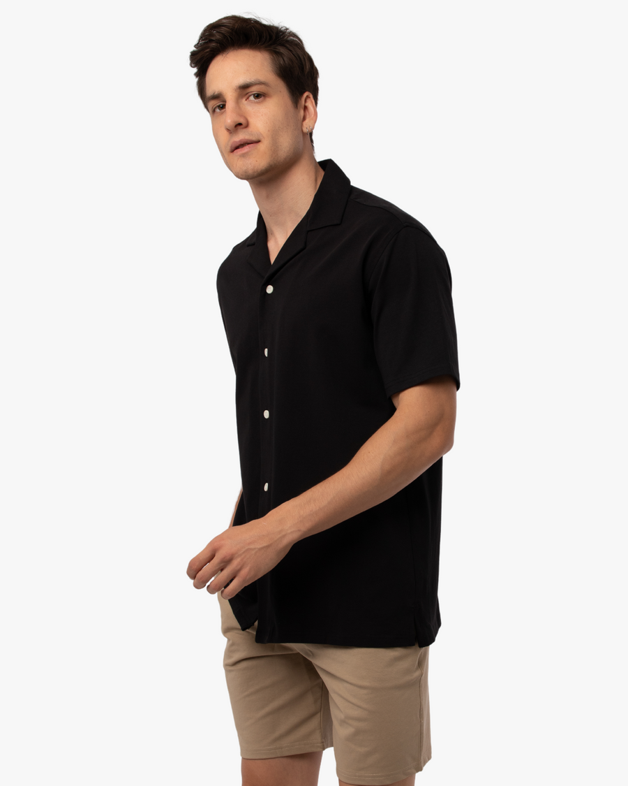 Riviera Relaxed Short Sleeve Button Up