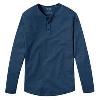 Long Sleeve Henley Atlantic